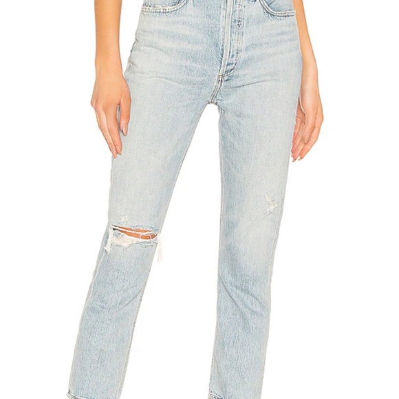 AGOLDE Riley High Rise Straight - Picture 5 of 6